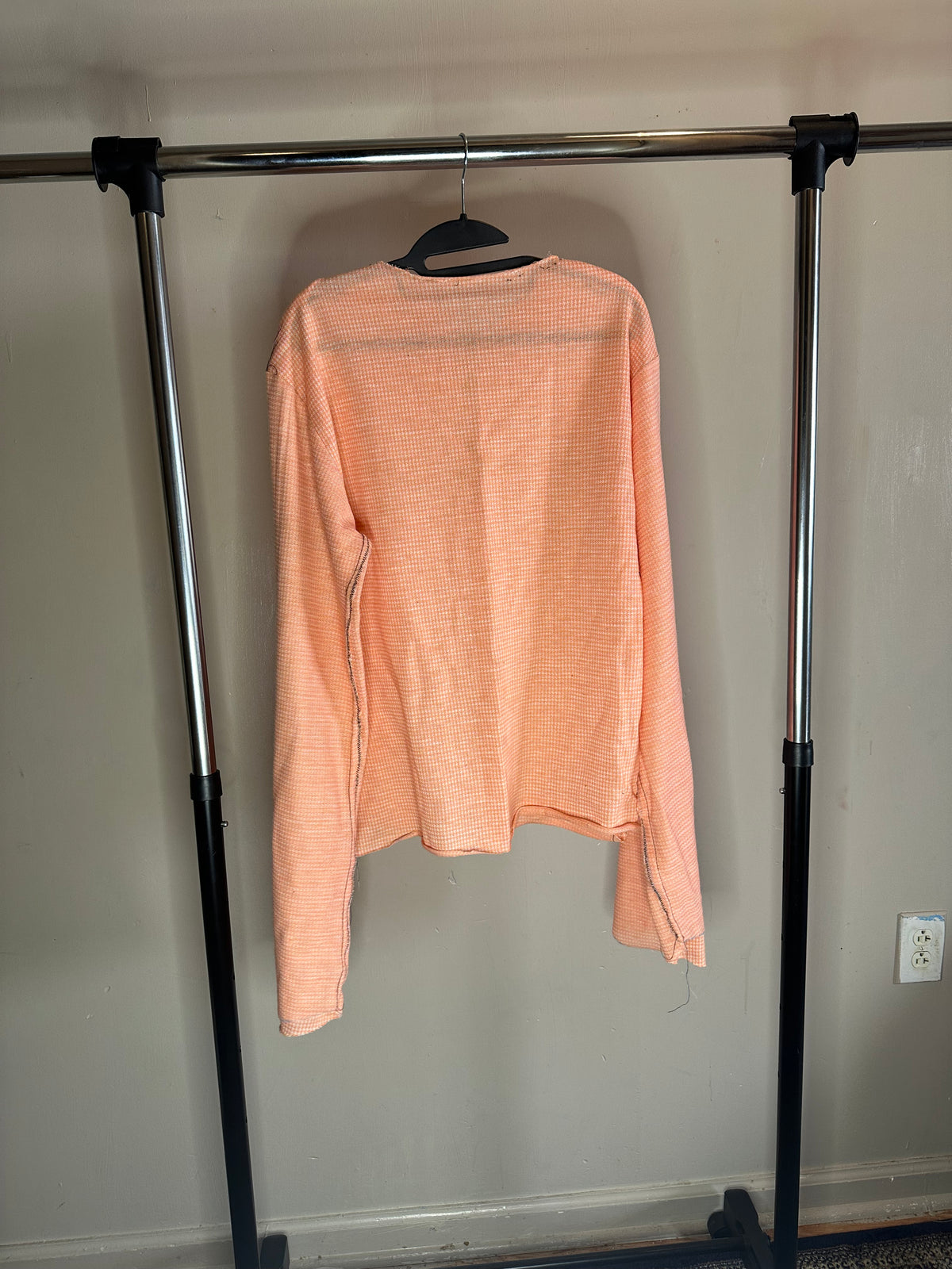 (A)Pink Wide Arm Sweater